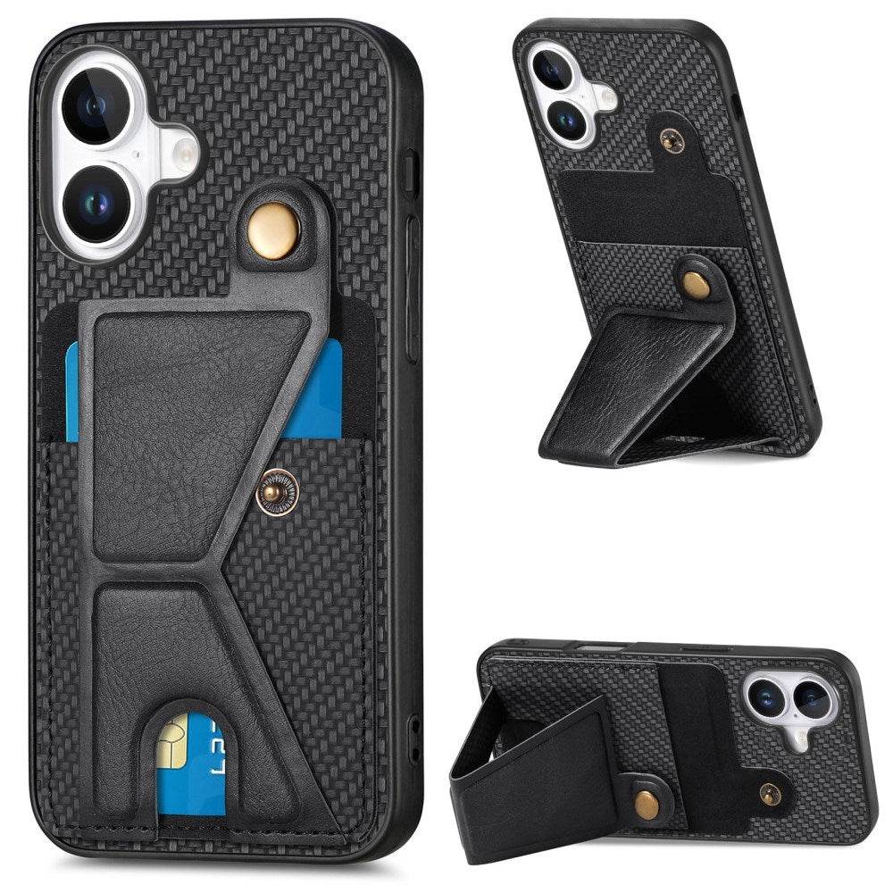 EIDERWOOD iPhone 16 Plus K-Formet Hybrid Cover - Sort