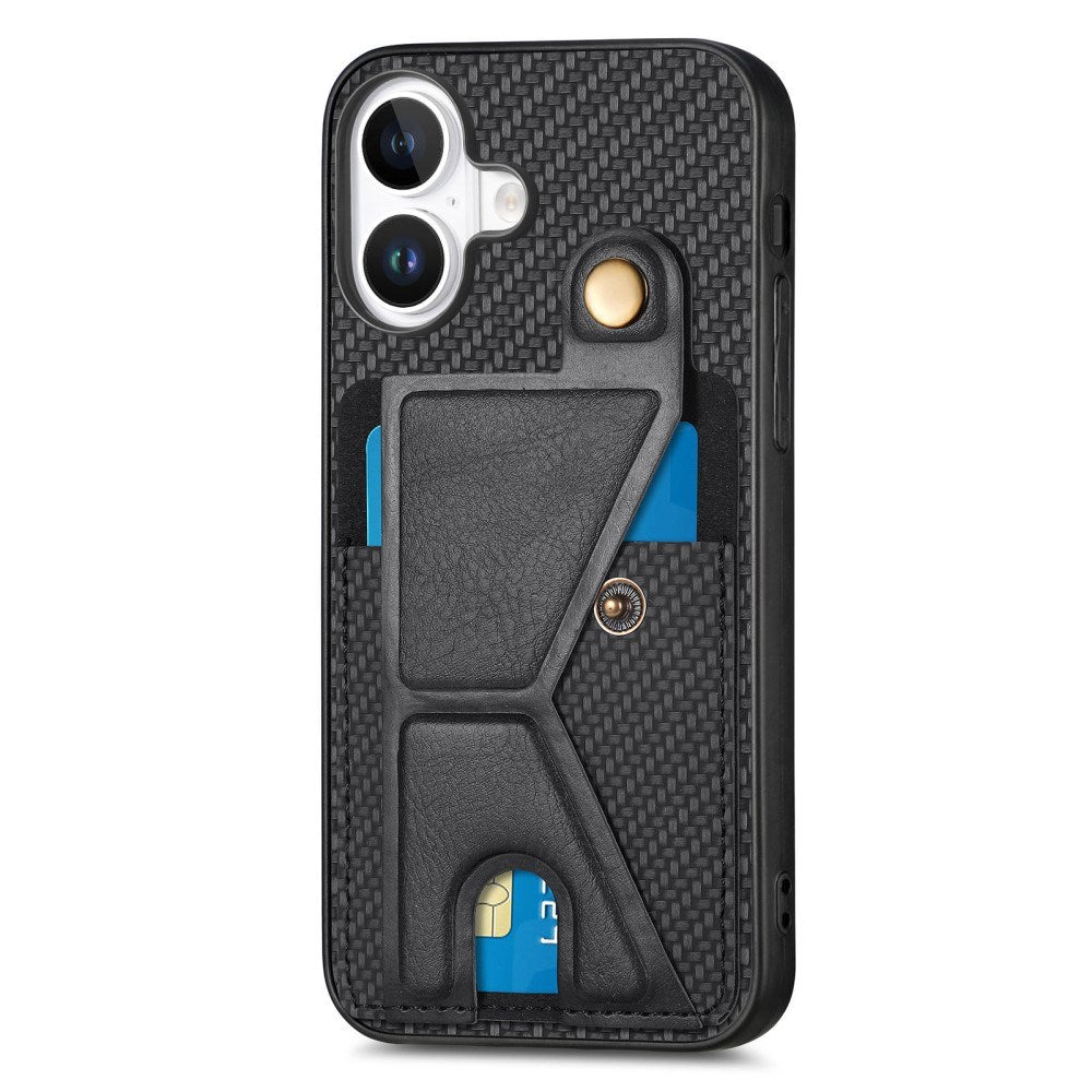 EIDERWOOD iPhone 16 Plus K-Formet Hybrid Cover - Sort