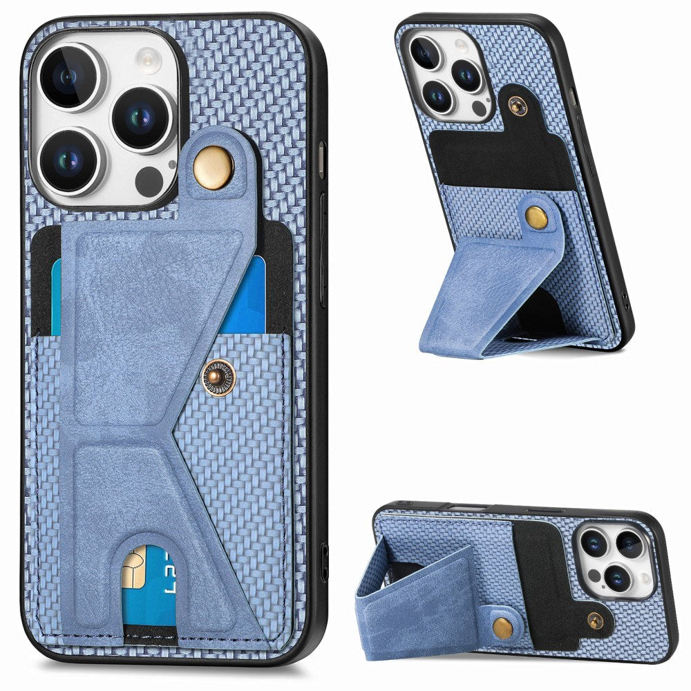 EIDERWOOD iPhone 16 Pro K-Formet Hybrid Cover - Blå