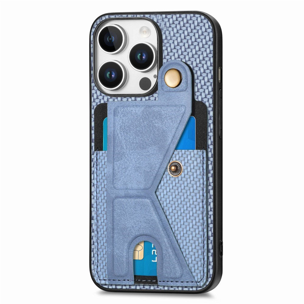 EIDERWOOD iPhone 16 Pro K-Formet Hybrid Cover - Blå