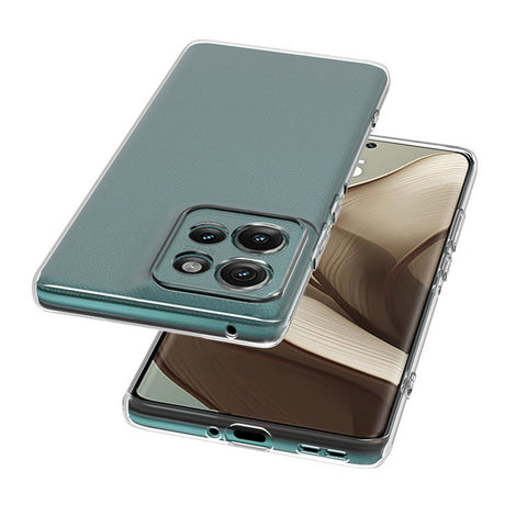 EIDERWOOD Klar Blød Plast Etui til Motorola Edge 50 5G - Ultra-Tyndt og Fleksibelt Cover