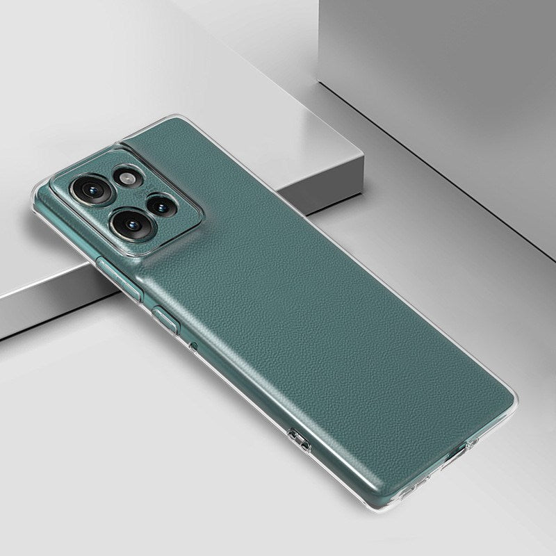 EIDERWOOD Klar Blød Plast Etui til Motorola Edge 50 5G - Ultra-Tyndt og Fleksibelt Cover