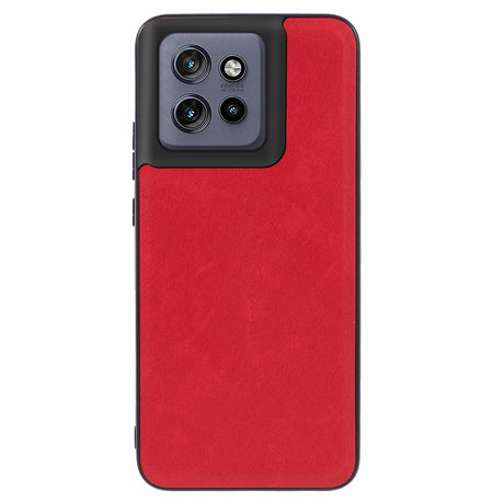 EIDERWOOD Motorola Edge 50 Neo Kunstlæder Bagside Cover - Rød