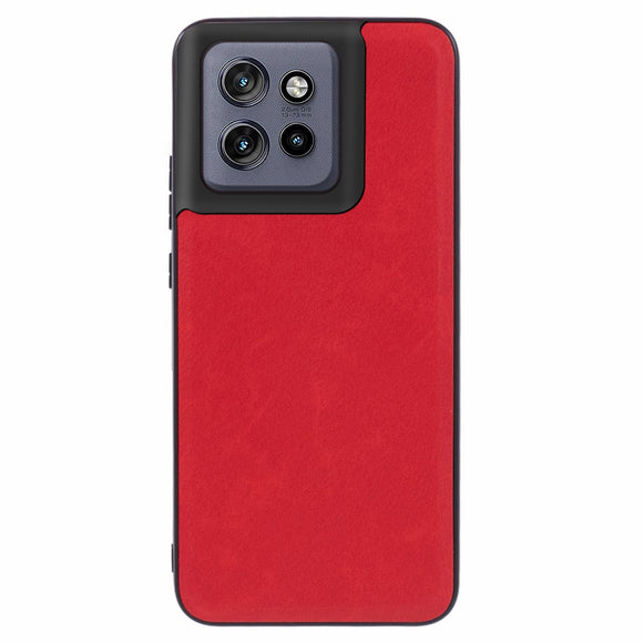 EIDERWOOD Motorola Edge 50 Neo Kunstlæder Bagside Cover - Rød