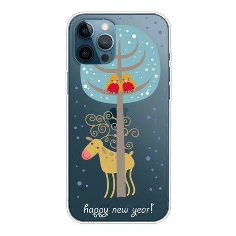 EIDERWOOD iPhone 16 Pro Max Fleksibelt Plast Julecover - Merry Christmas - Rensdyr