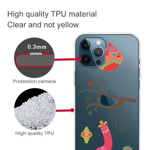 EIDERWOOD iPhone 16 Pro Max Fleksibelt Plast Julecover - Merry Christmas - Julestemning