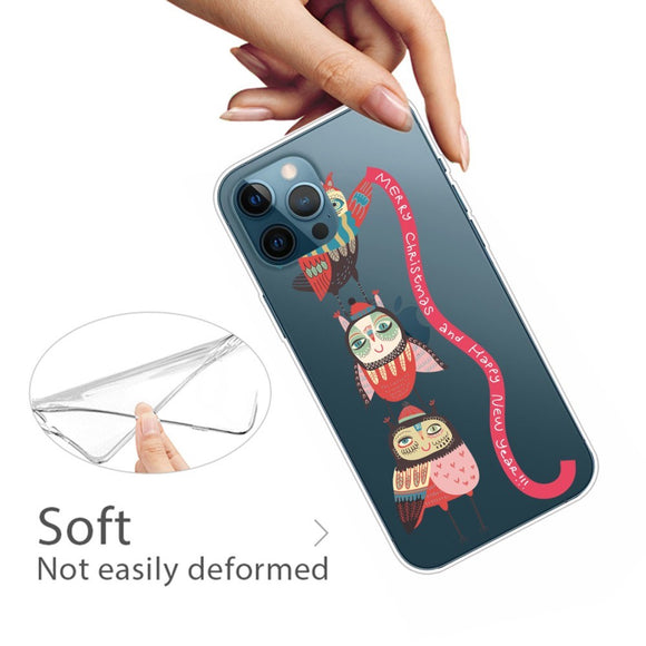 EIDERWOOD iPhone 16 Pro Max Fleksibelt Plast Julecover - Merry Christmas - Juleugler