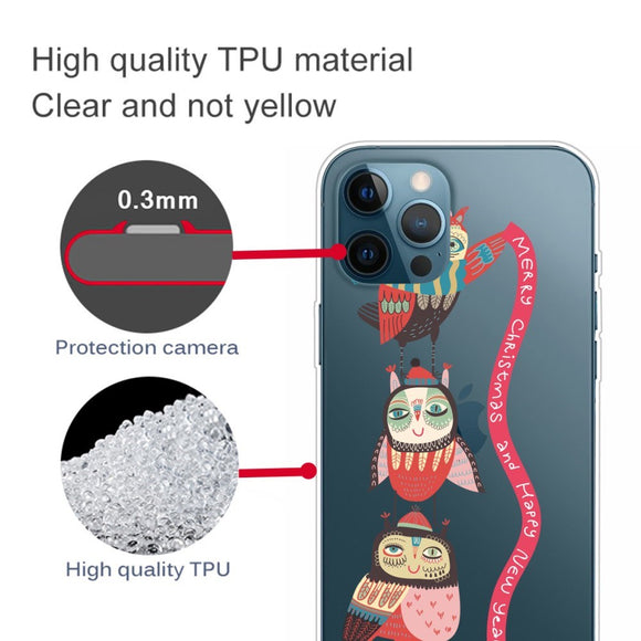 EIDERWOOD iPhone 16 Pro Max Fleksibelt Plast Julecover - Merry Christmas - Juleugler