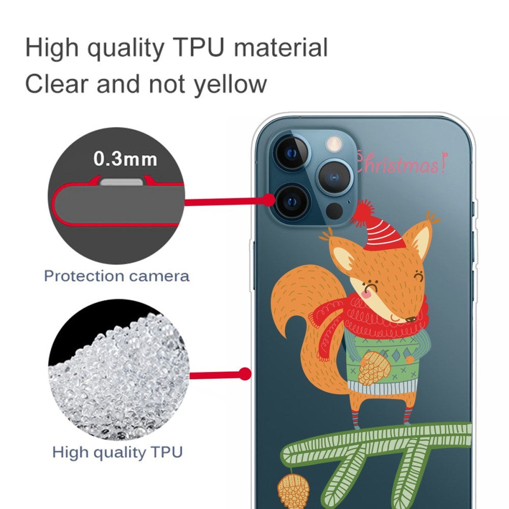 EIDERWOOD iPhone 16 Pro Max Fleksibelt Plast Julecover - Merry Christmas - Juleræv