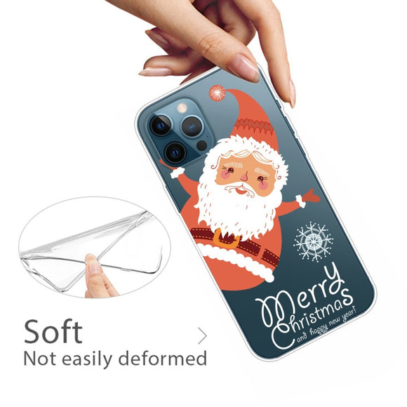 EIDERWOOD iPhone 16 Pro Max Fleksibelt Plast Julecover - Merry Christmas - Julemand
