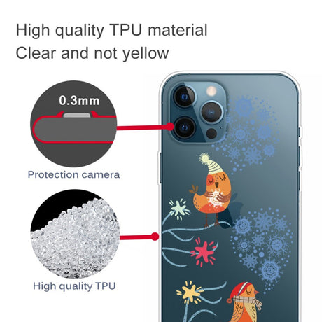 EIDERWOOD iPhone 16 Pro Max Fleksibelt Plast Julecover - Merry Christmas - Julefugle