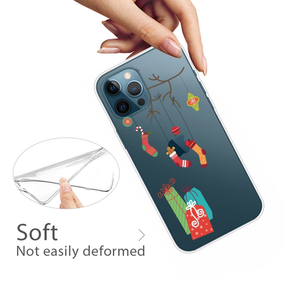 EIDERWOOD iPhone 16 Pro Max Fleksibelt Plast Julecover - Merry Christmas - Julesokker & Julegaver
