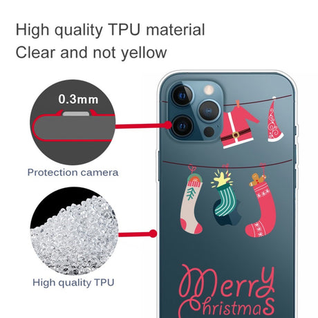 EIDERWOOD iPhone 16 Pro Max Fleksibelt Plast Julecover - Merry Christmas - Juletøj