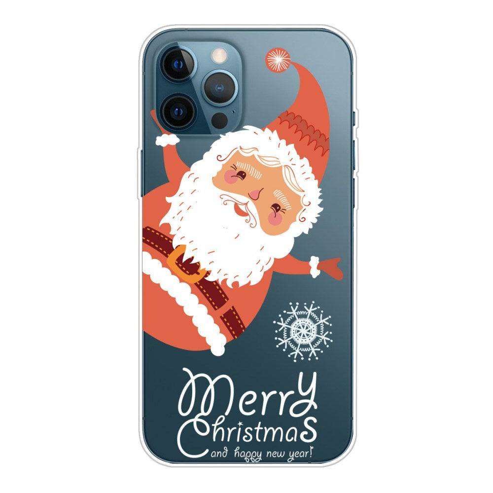 EIDERWOOD iPhone 16 Pro Fleksibelt Plastik Jule Cover - Julemand