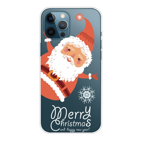 EIDERWOOD iPhone 16 Pro Fleksibelt Plastik Jule Cover - Julemand