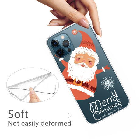 EIDERWOOD iPhone 16 Pro Fleksibelt Plastik Jule Cover - Julemand
