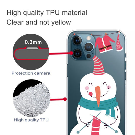 EIDERWOOD iPhone 16 Pro Fleksibelt Plastik Jule Cover - Snemand