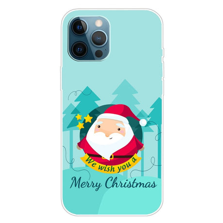 EIDERWOOD iPhone 16 Pro Max Fleksibelt Plast Julecover - Merry Christmas - Tegneserie Julemand