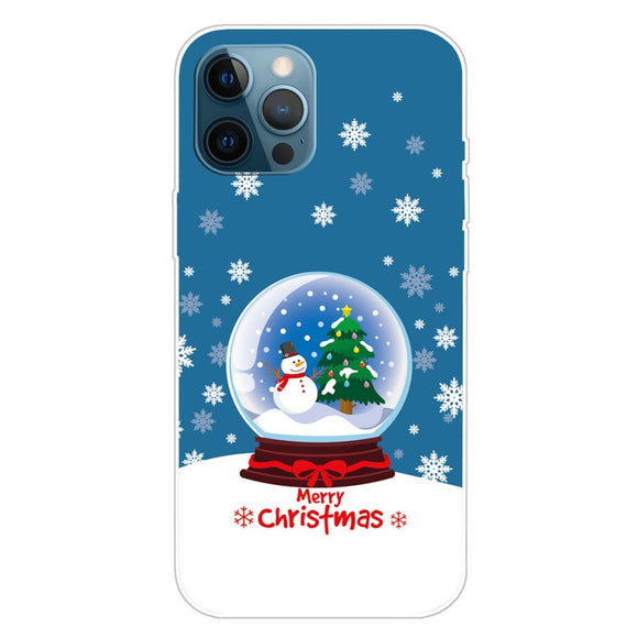 EIDERWOOD iPhone 16 Pro Max Fleksibelt Plast Julecover - Merry Christmas - Snekugle