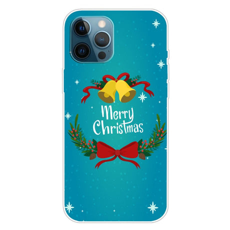EIDERWOOD iPhone 16 Pro Fleksibelt Plast Julecover - Merry Christmas - Juleklokker
