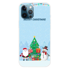 EIDERWOOD iPhone 16 Pro Fleksibelt Plast Julecover - Merry Christmas - Julemand & Snemand