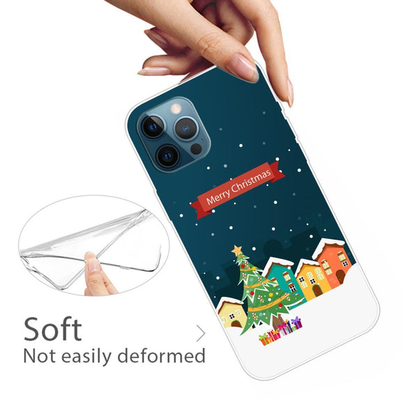 EIDERWOOD iPhone 16 Pro Fleksibelt Plast Julecover - Merry Christmas - Juleby