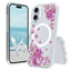 EIDERWOOD iPhone 16 Hybrid Plastik Cover - MagSafe Kompatibel - Lilla Blomster