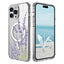 EIDERWOOD iPhone 16 Pro Hybrid Plastik Cover - MagSafe Kompatibel - Lavendel Blomster