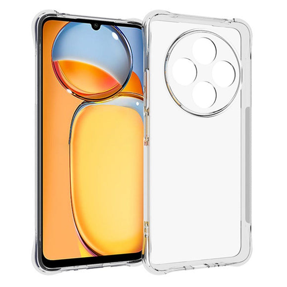 EIDERWOOD Xiaomi Redmi 14C Fleksibel Plastik Bagside Cover - Gennemsigtig