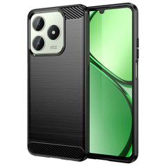 Realme Note 60x (4G) / C63 (4G) / C61 (4G) EIDERWOOD Carbon Fiber Cover - Sort