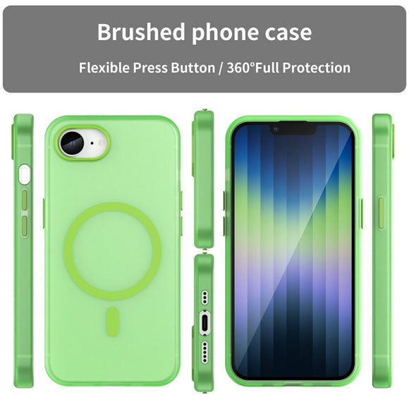 EIDERWOOD iPhone 17e / 16e Magsafe-Kompatibel Bagside Cover i Fleksibelt Plast - Grøn