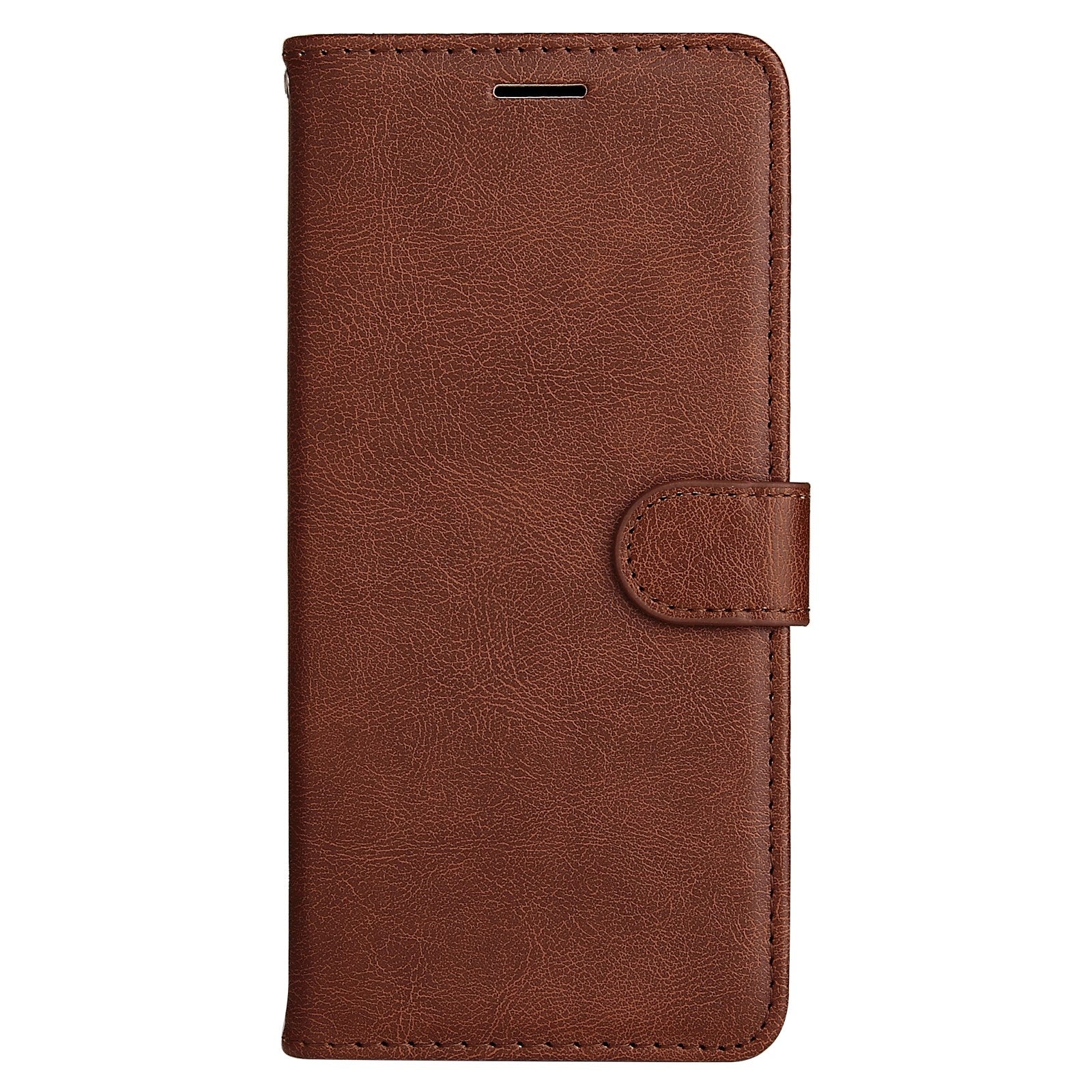 Motorola Moto G55 Wallet Flip Cover i læder m. Pung - Mørkebrun