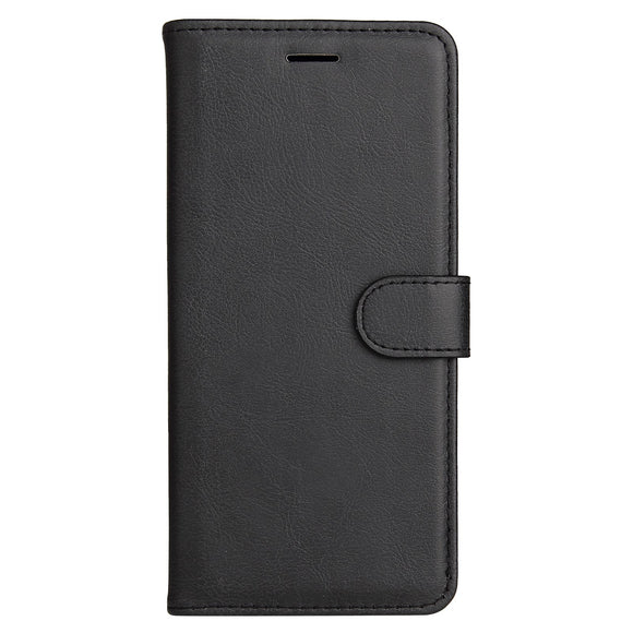 Motorola Edge 50 Wallet Flip Cover i læder m. Pung - Sort