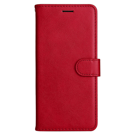Motorola Edge 50 Wallet Flip Cover i læder m. Pung - Rød