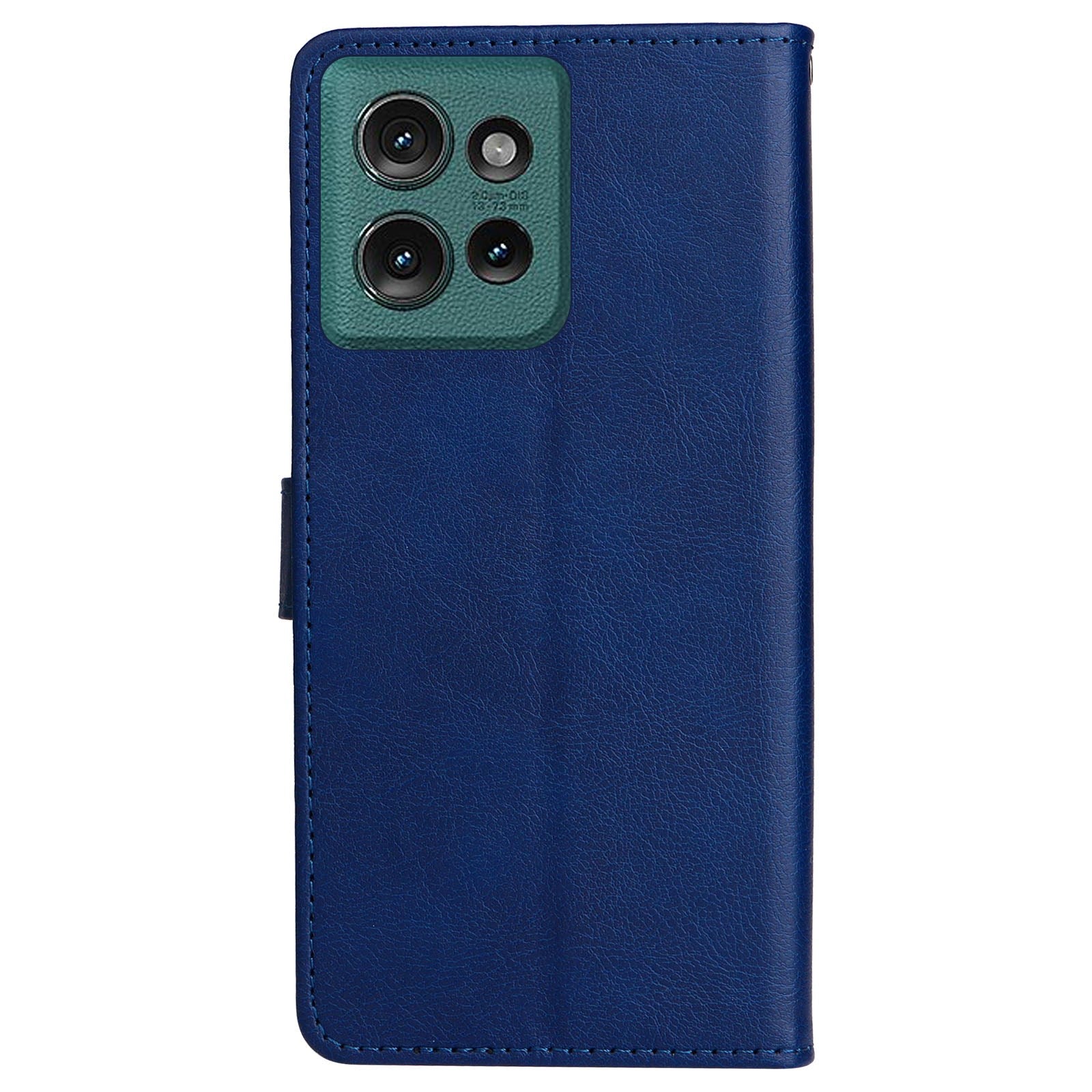 Motorola Edge 50 Wallet Flip Cover i læder m. Pung - Blå