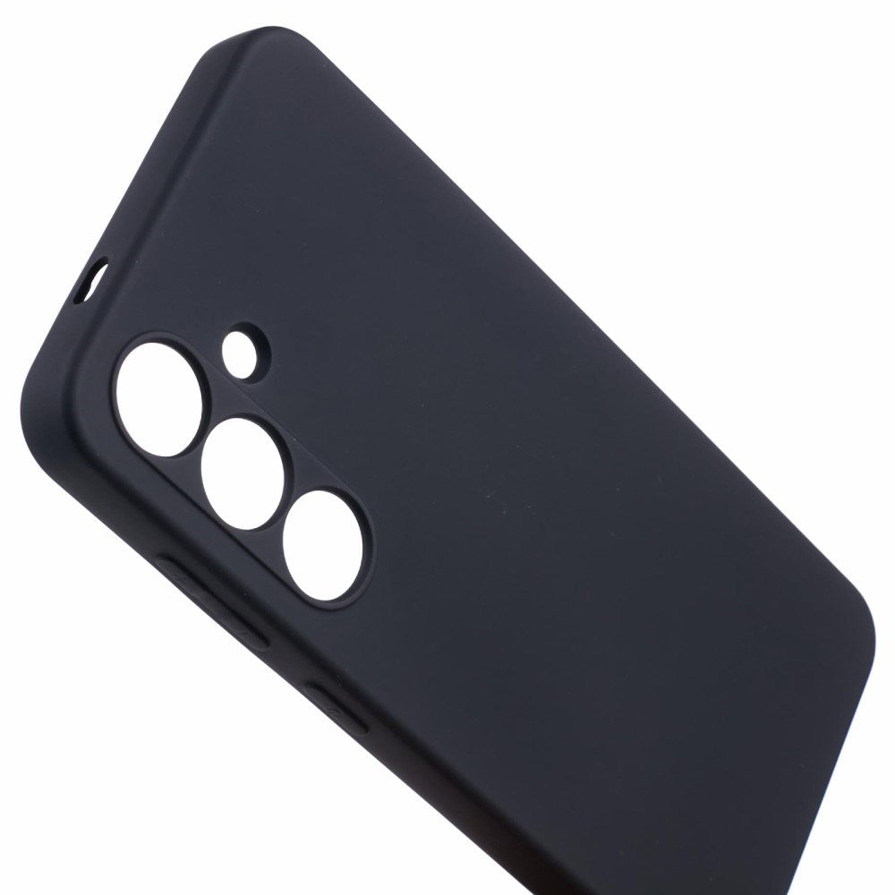 Samsung Galaxy A16 Cover – Blød Plast med Ekstra Ridsebeskyttelse - Sort