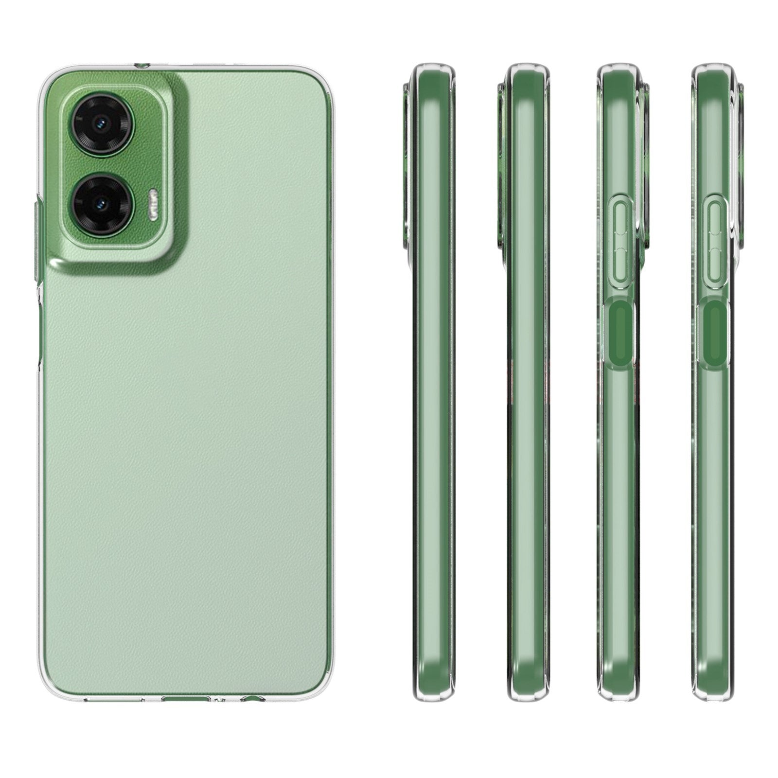 EIDERWOOD Motorola Moto G35 5G Fleksibel Plastik Cover - Gennemsigtig