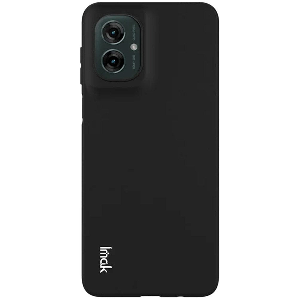 Mat Cover i Blød Plast til Motorola Moto G55 5G- Sort
