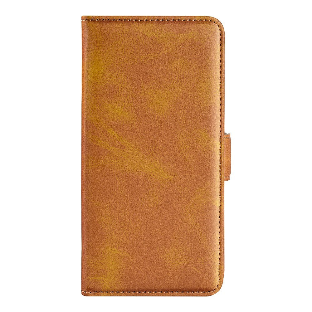 EIDERWOOD Xiaomi Redmi 14C / Poco C75 Kunstlæder Flip Cover m. Kortholder & Ståfunktion - Lysebrun