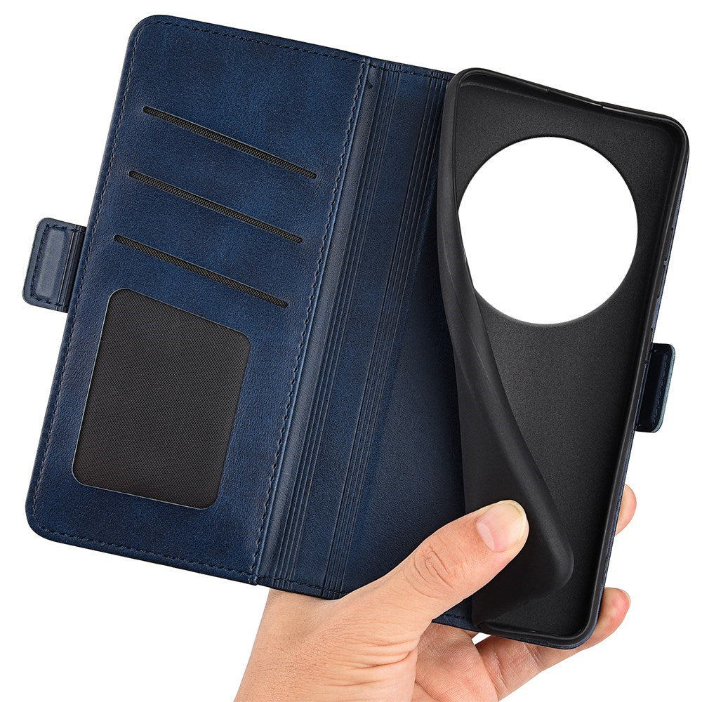 EIDERWOOD Xiaomi Redmi 14C / Poco C75 Kunstlæder Flip Cover m. Kortholder & Ståfunktion - Blå