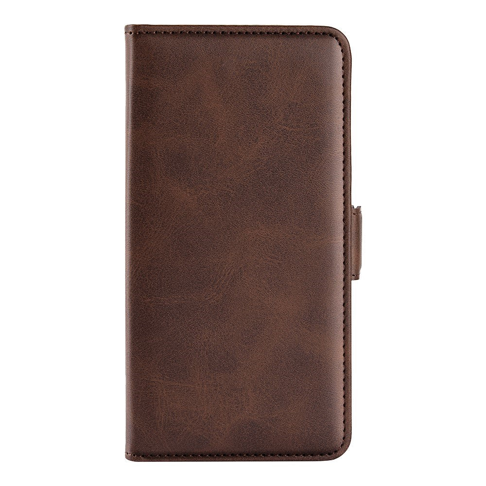 EIDERWOOD Xiaomi Redmi 14C / Poco C75 Kunstlæder Flip Cover m. Kortholder & Ståfunktion - Brun