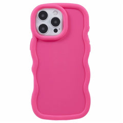 iPhone 16 Pro EIDERWOOD Fleksibelt Plastik Wavy Cover - Pink