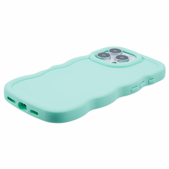 iPhone 16 Pro EIDERWOOD Fleksibelt Plastik Wavy Cover - Blå