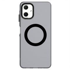 EIDERWOOD Samsung Galaxy A06 Hybrid Plast Cover - MagSafe Kompatibel - Gennemsigtig / Sort