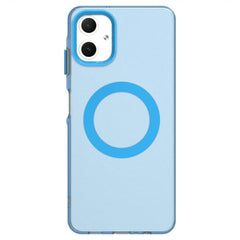 EIDERWOOD Samsung Galaxy A06 Hybrid Plast Cover - MagSafe Kompatibel - Gennemsigtig / Blå