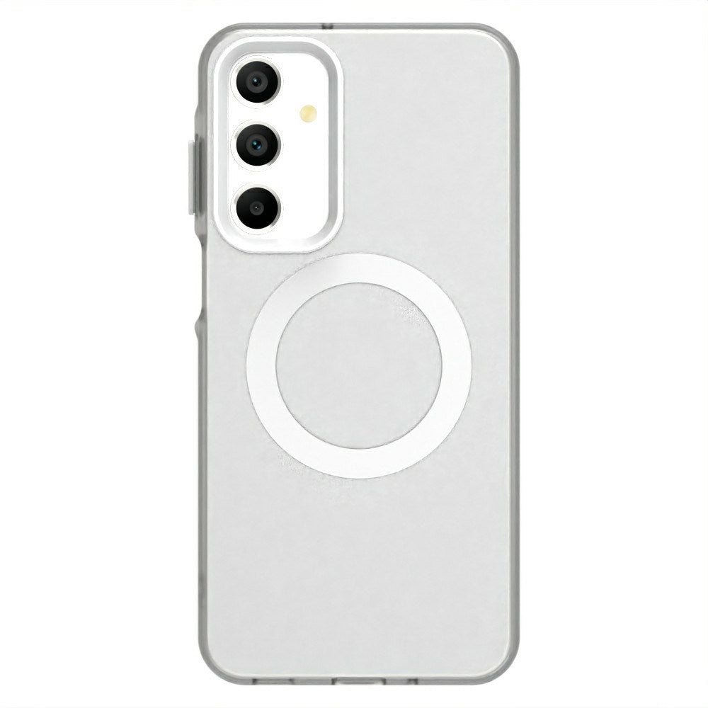 EIDERWOOD Samsung Galaxy A16 (4G/5G) Hybrid Plast Cover - MagSafe Kompatibel - Gennemsigtig / Hvid
