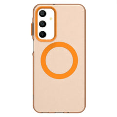EIDERWOOD Samsung Galaxy A16 (4G/5G) Hybrid Plast Cover - MagSafe Kompatibel - Gennemsigtig / Orange