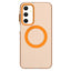 EIDERWOOD Samsung Galaxy A16 (4G/5G) Hybrid Plast Cover - MagSafe Kompatibel - Gennemsigtig / Orange
