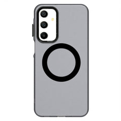 EIDERWOOD Samsung Galaxy A16 (4G/5G) Hybrid Plast Cover - MagSafe Kompatibel - Gennemsigtig / Sort