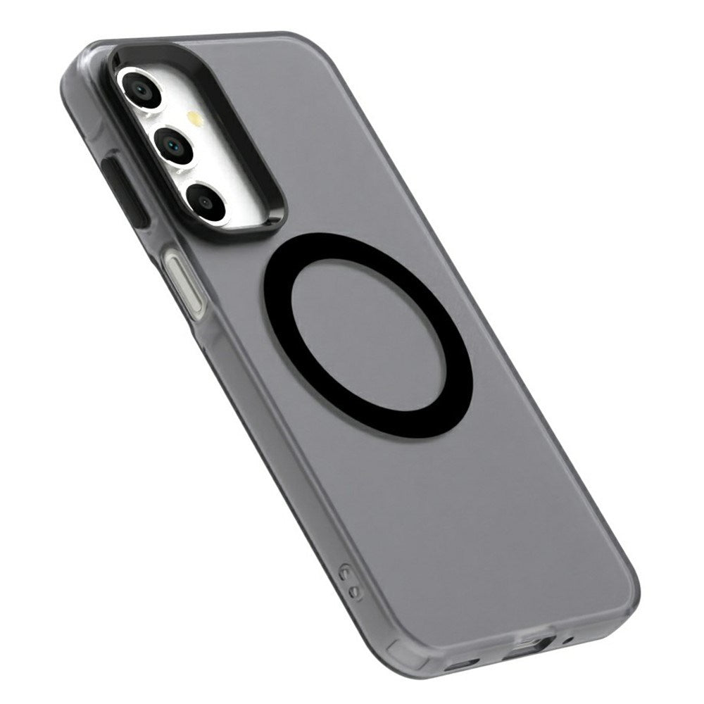 EIDERWOOD Samsung Galaxy A16 (4G/5G) Hybrid Plast Cover - MagSafe Kompatibel - Gennemsigtig / Sort